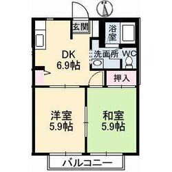 パークボナベンチャーハイツの物件間取画像